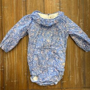 Boutique Baby Cotton Blue Baby Outfit